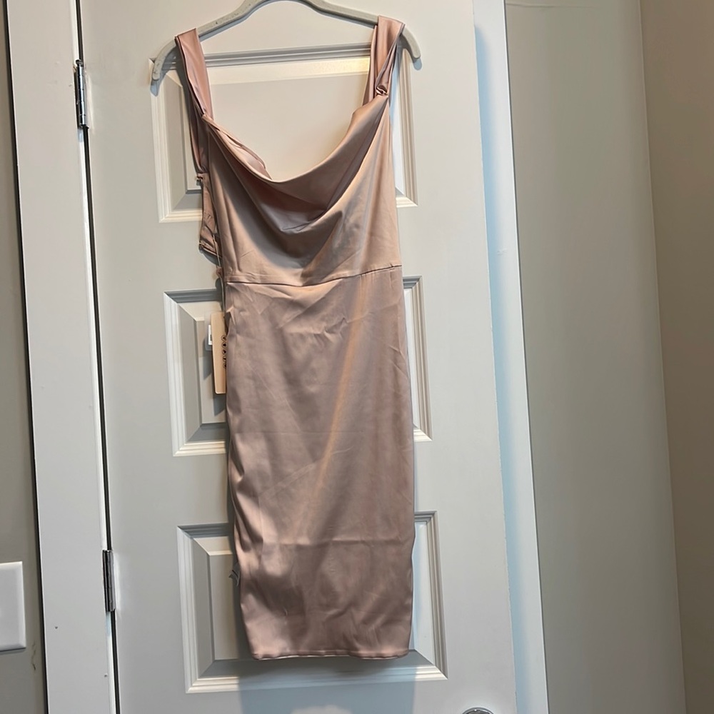 Oh Polly Blush mini dress